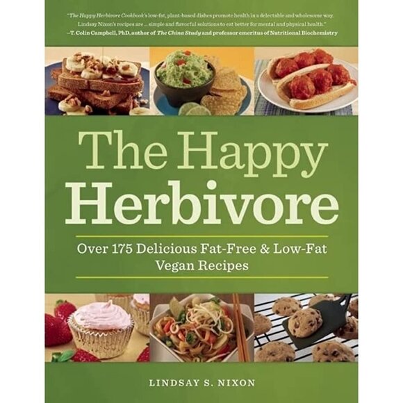 LINDSAY NIXON THE HAPPY HERBIVORE PAPERBACK VEGAN COOKBOOK EUC - Picture 1 of 1